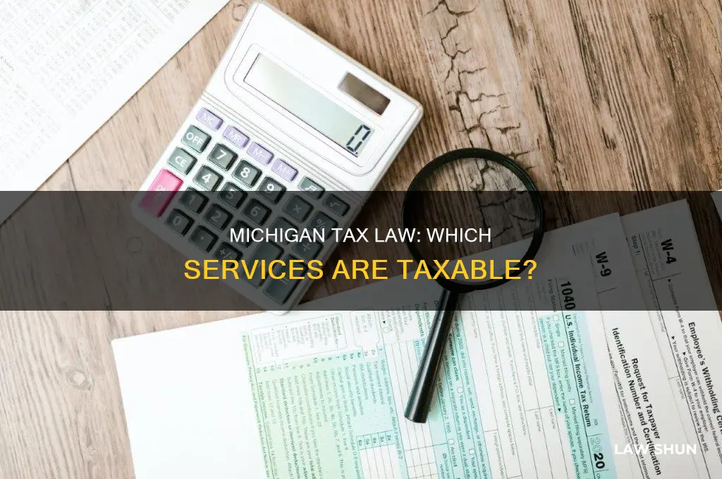 what service need to be taxed under michigan law