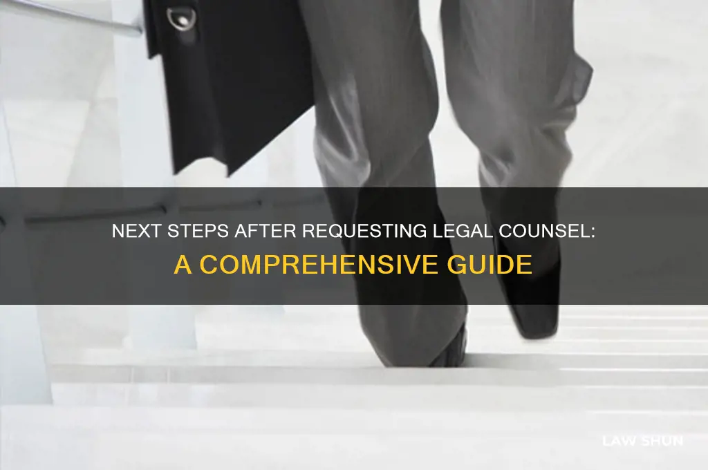 what should i do after asking to contact a lawer