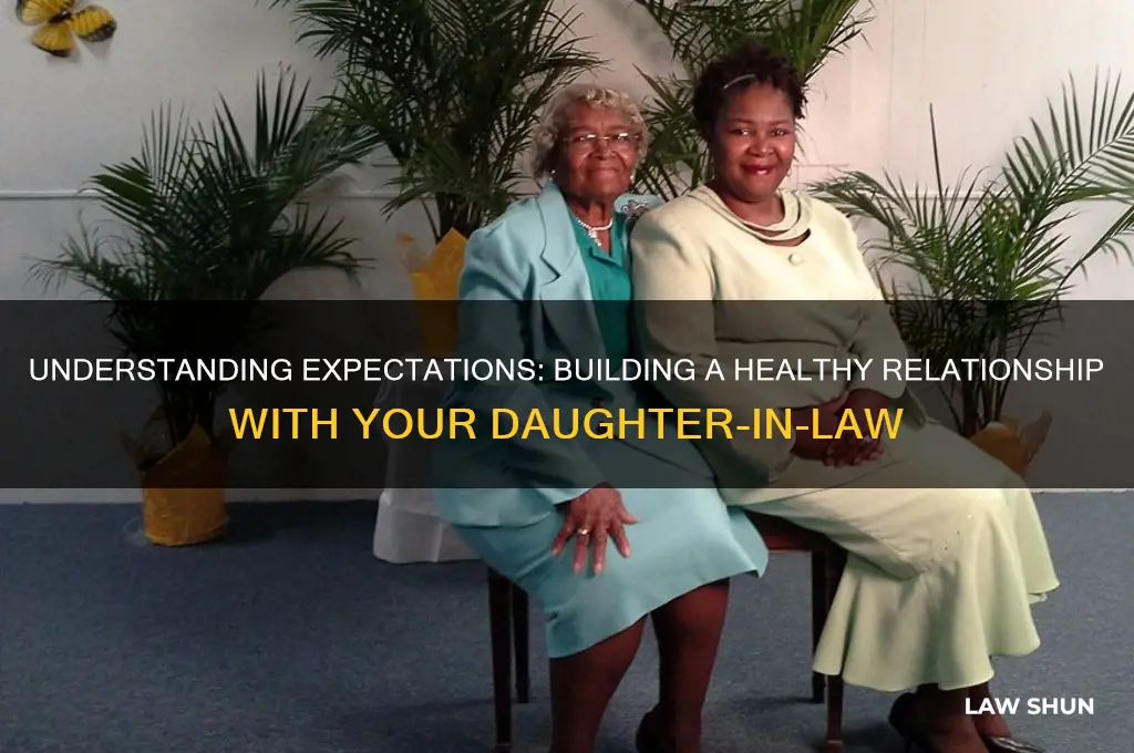 what should i expect out of daughter in law