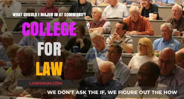 Choosing the Right Community College Major for a Law Career