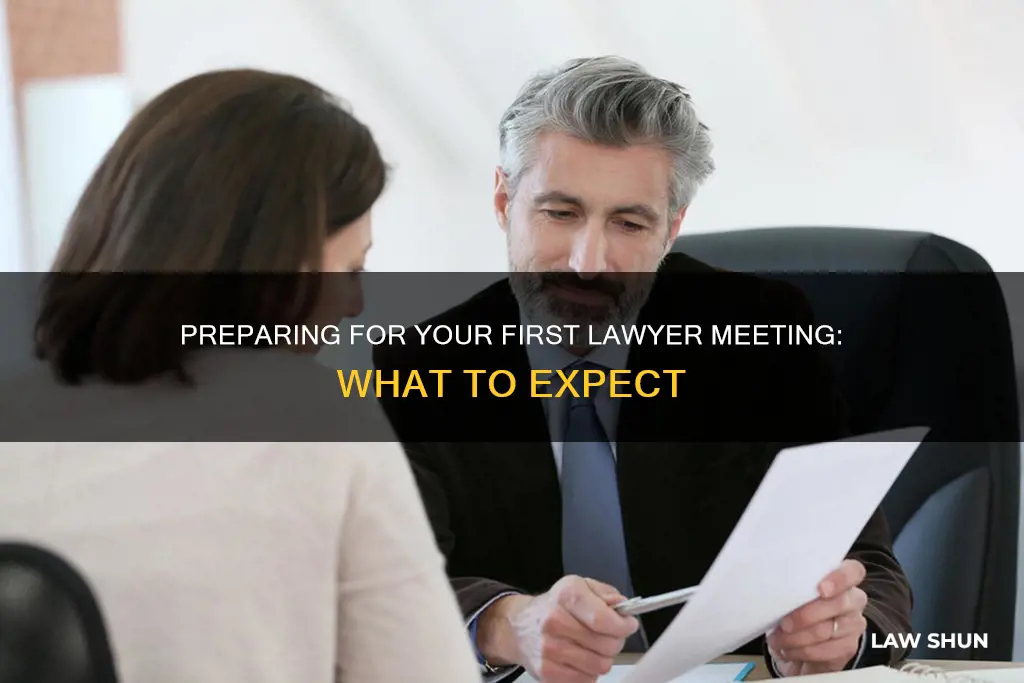 what should i prepare before first meeting with lawer