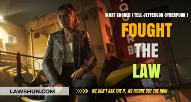 Cyberpunk's Legal Battle: What to Tell Jefferson After Fighting the Law