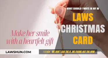 Heartfelt Christmas Card Messages for Your In-Laws: Warm Wishes & Love