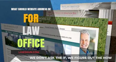 Choosing the Perfect Website Address for Your Law Office: Tips and Best Practices