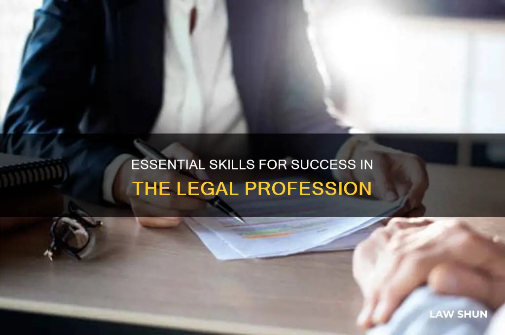 what skills are needed for law