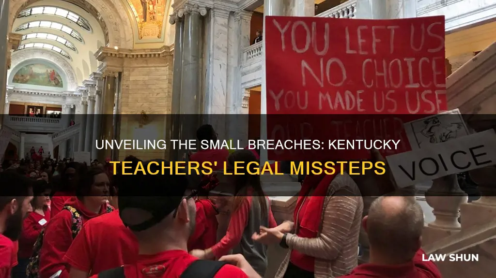 what small laws are kentucky teacher