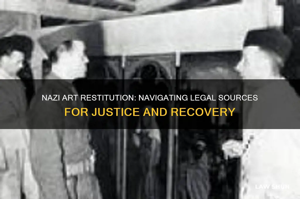 what sources of law does nazi art restitution fall under
