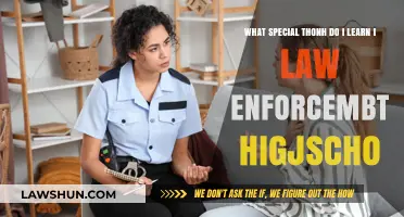 Essential Skills to Master in Law Enforcement High School Programs