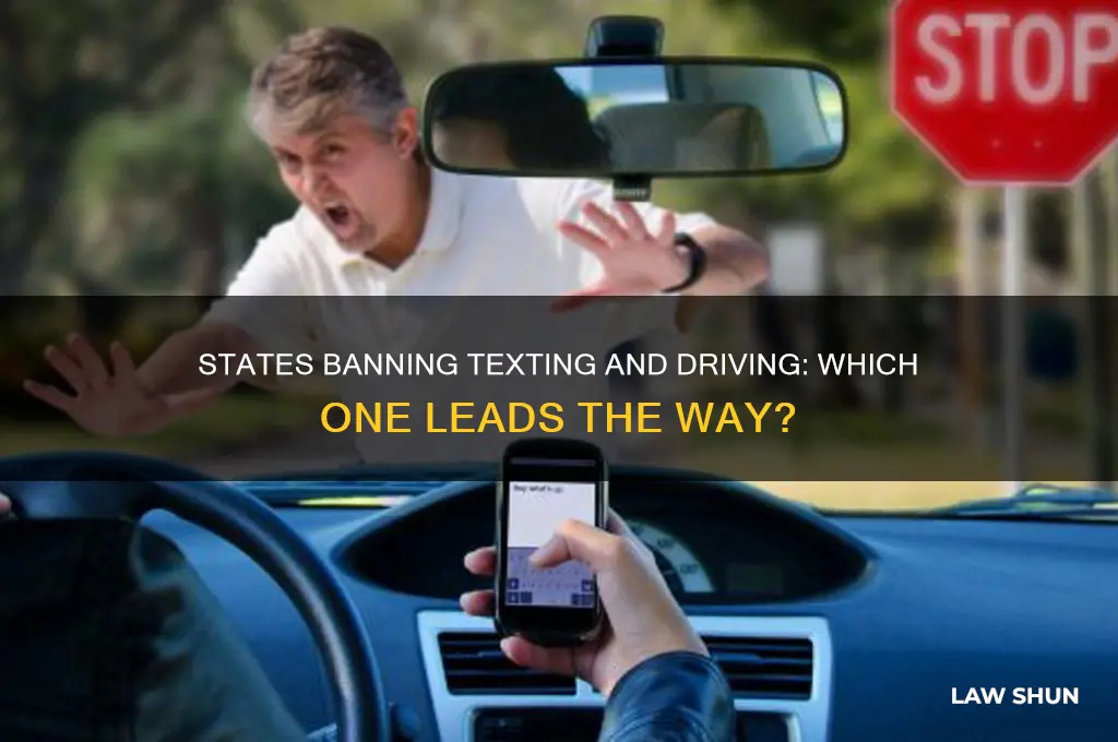 what statde has a law of no texting and driving