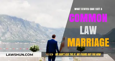 Where Common Law Marriages Are Recognized in the US