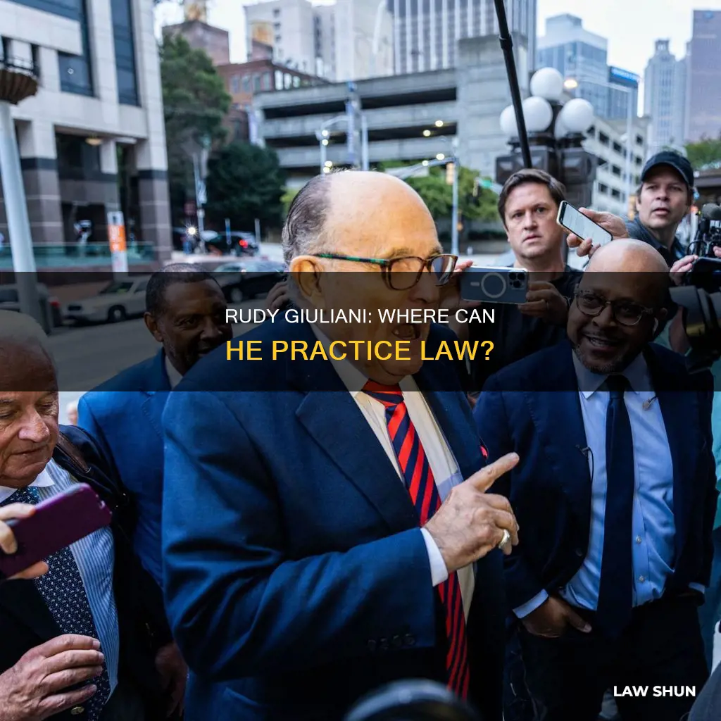 what states can rudy giuliani practice law
