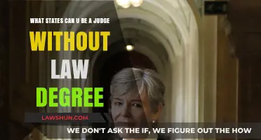 Which US States Don't Require a Law Degree for Judges?