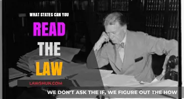 How to Read Law: States Where You Can Study