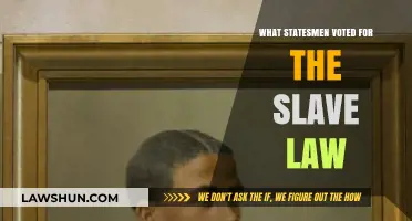 Statesmen Who Voted for the Slave Law: A Historical Analysis