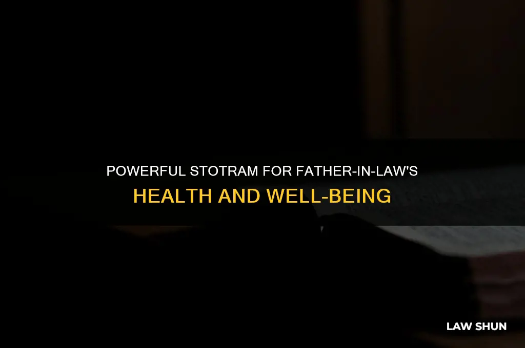 what stotram for father in law health