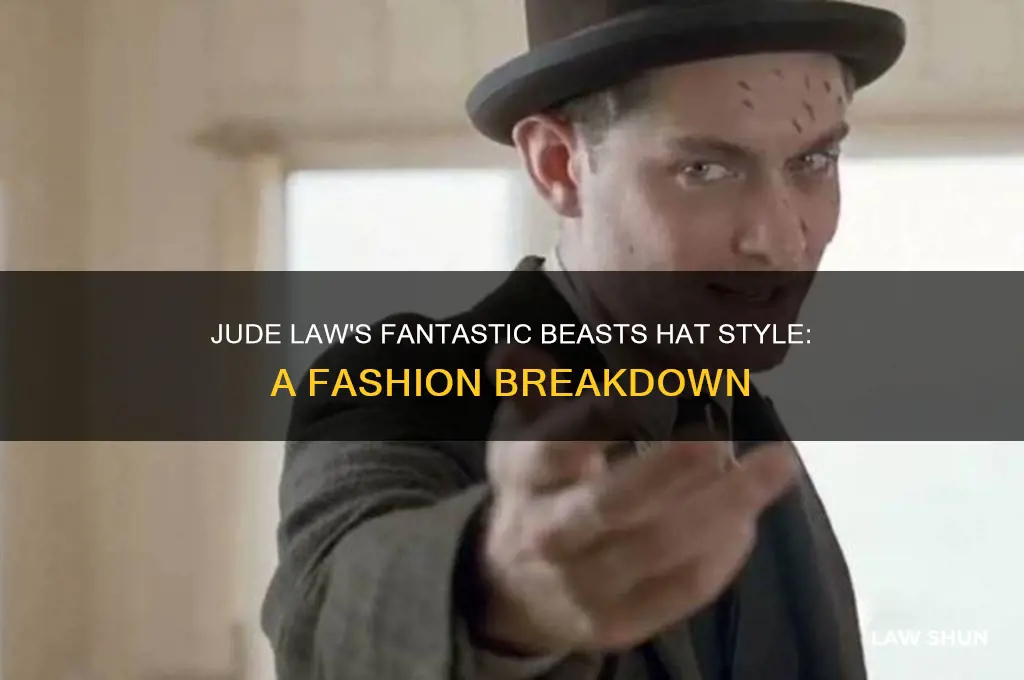 what style hat does jude law wear in fantastic beasts