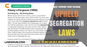 Plessy v. Ferguson: The Supreme Court Decision That Upheld Segregation Laws