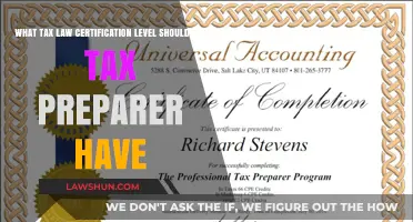 Tax Preparer: What Certification Level is Needed?