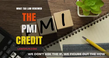 The PMI Credit: Tax Law Changes You Need to Know