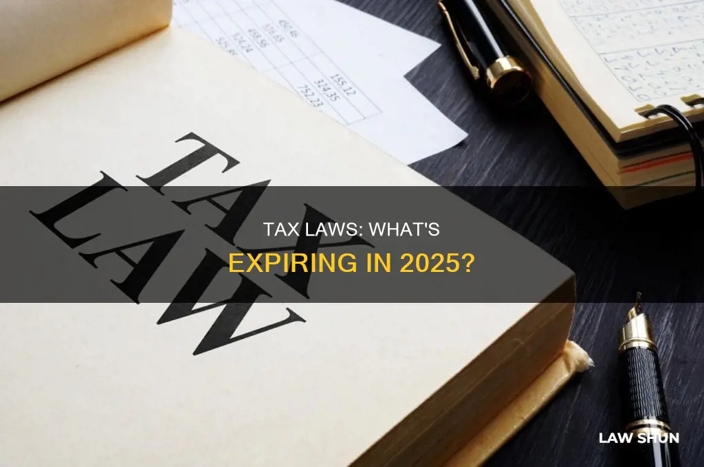 what tax laws expire in 2025