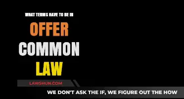 Understanding Common Law Offer Terms