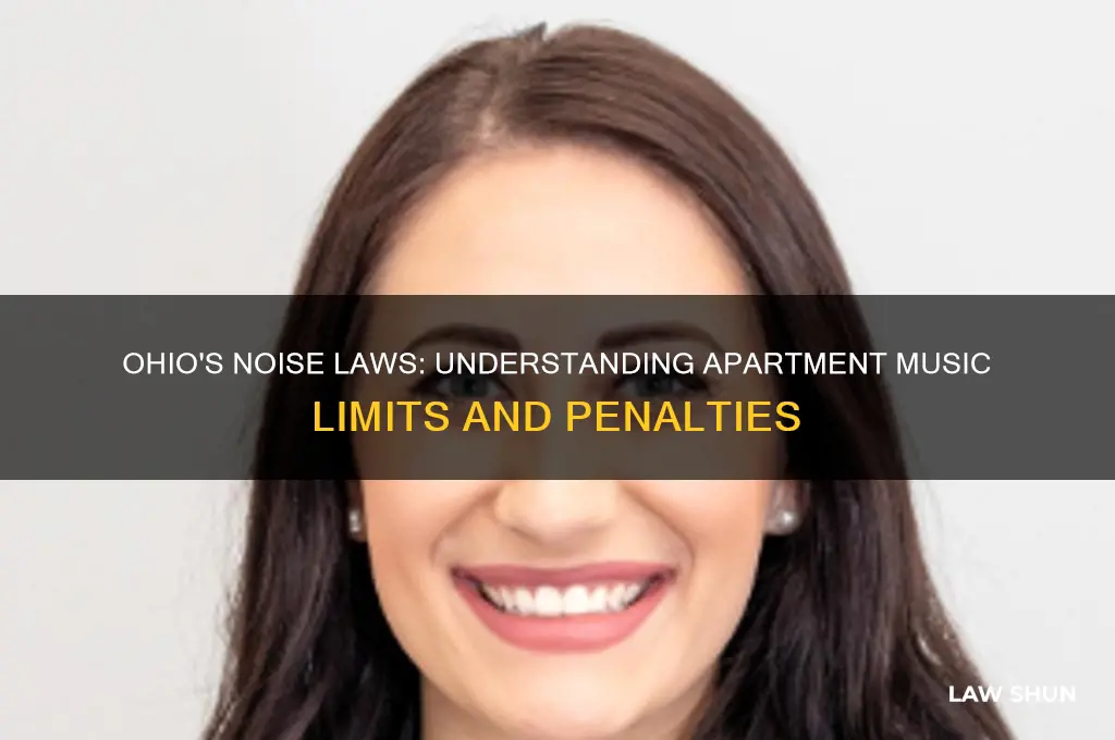 what the law in ohio on loud music in apartmentsd