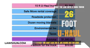 Understanding U-Haul Truck Laws: 26-Foot Rental Legalities Explained