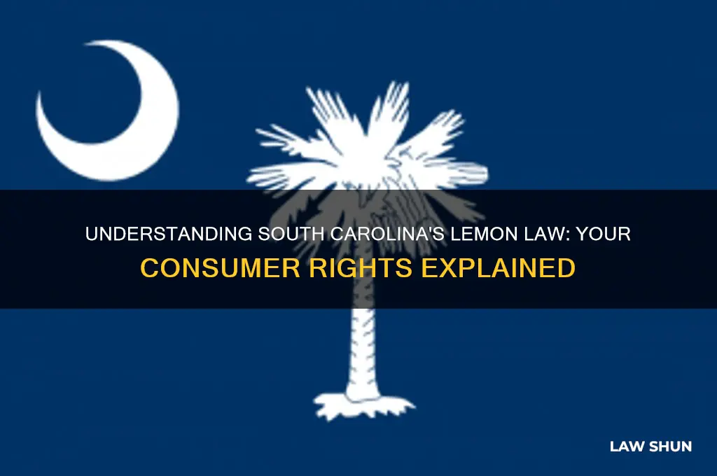 what the lemon law number for south carolina