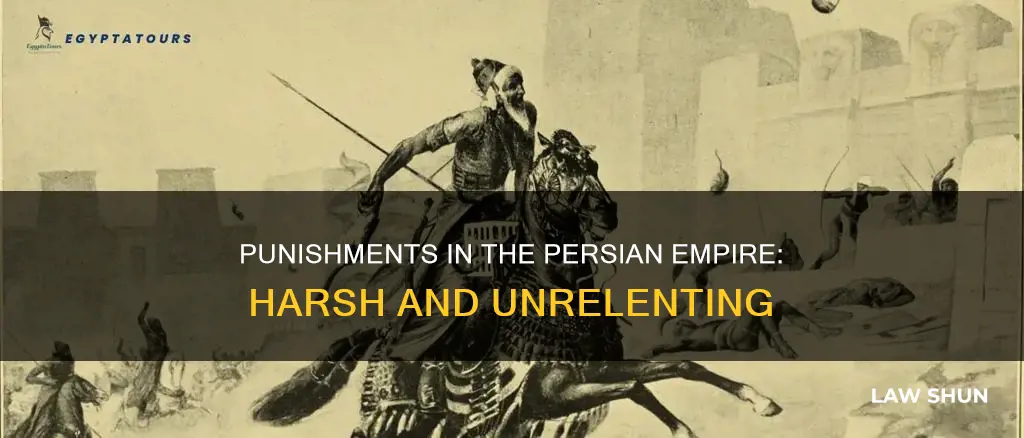 what the penalties for breaking the law during persian empire