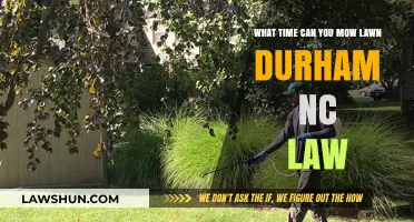 Lawn Mowing Laws in Durham, NC: What Time Is Allowed?