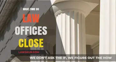 Law Office Closing Times: When Do Legal Firms Shut Down?