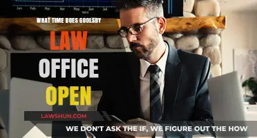 Goolsby Law Office Opening Hours: When Do They Start?