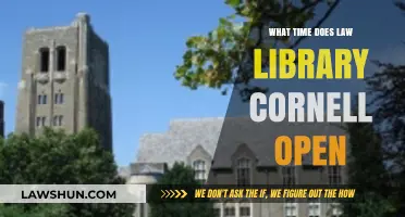 Cornell Law Library Hours: Opening Times and Access Information