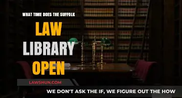 Suffolk Law Library Opening Hours: When Does It Open?