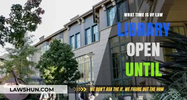 UF Law Library Hours: When Does It Close Each Day?