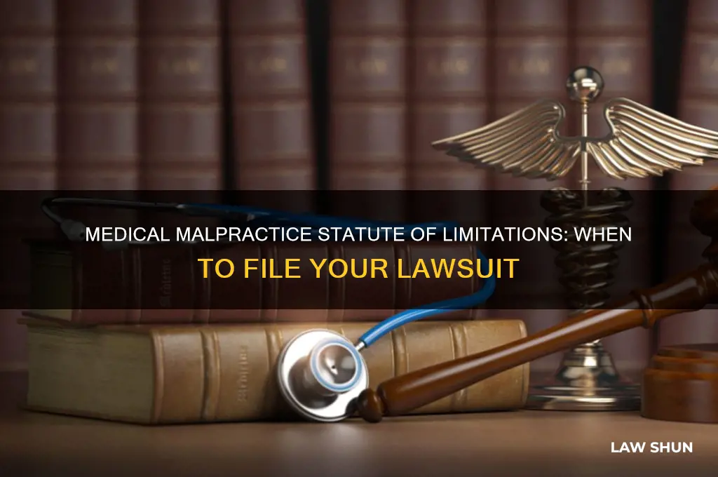 what time period to file a law lawsuit for medical