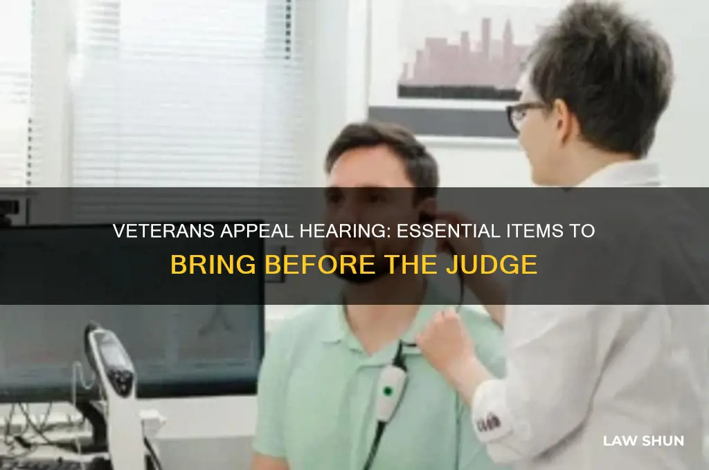 what to bring for veterans appeal hearing veterans law judge