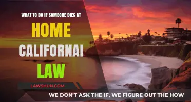 Handling a Home Death: California Legal Steps and Procedures