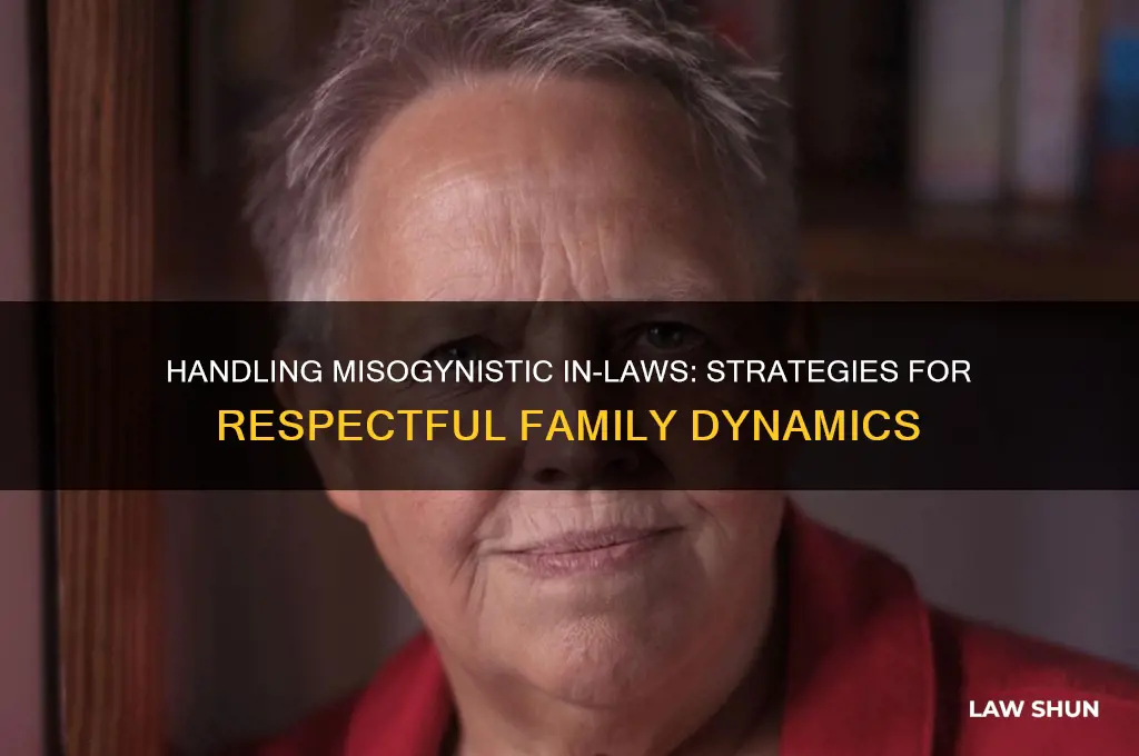 what to do when an in-law is a misaganist