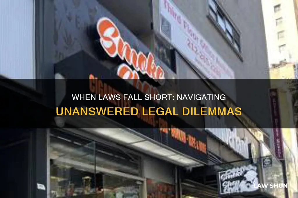 what to do when the law doesnt have an answer