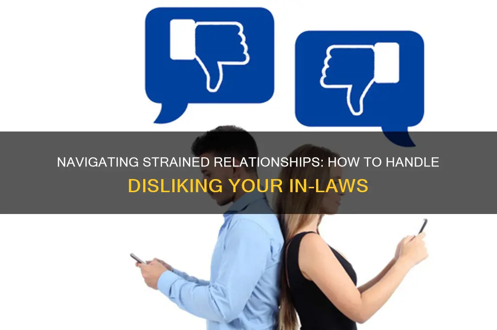 what to do when you hate your parents in law