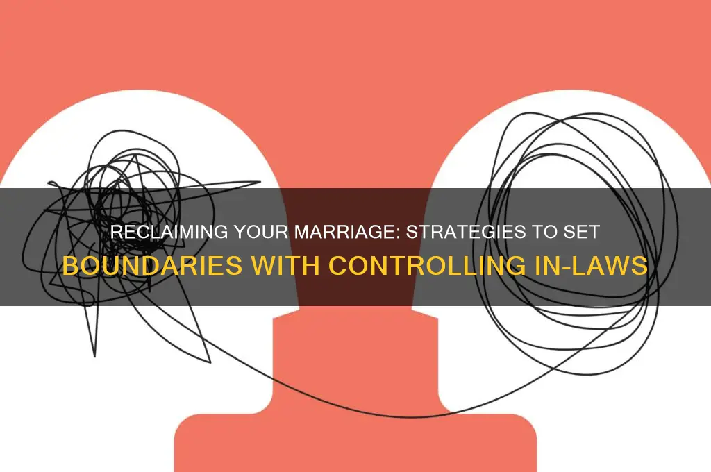 what to do when your in laws control your marriage
