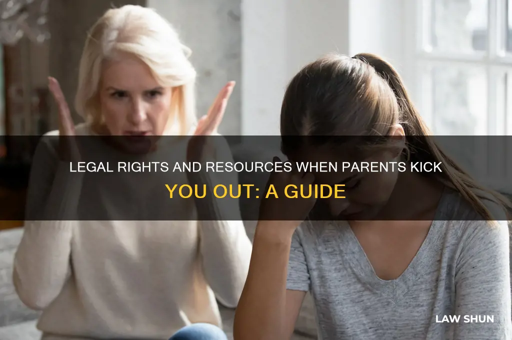 what to do when your parent kicks you out laws
