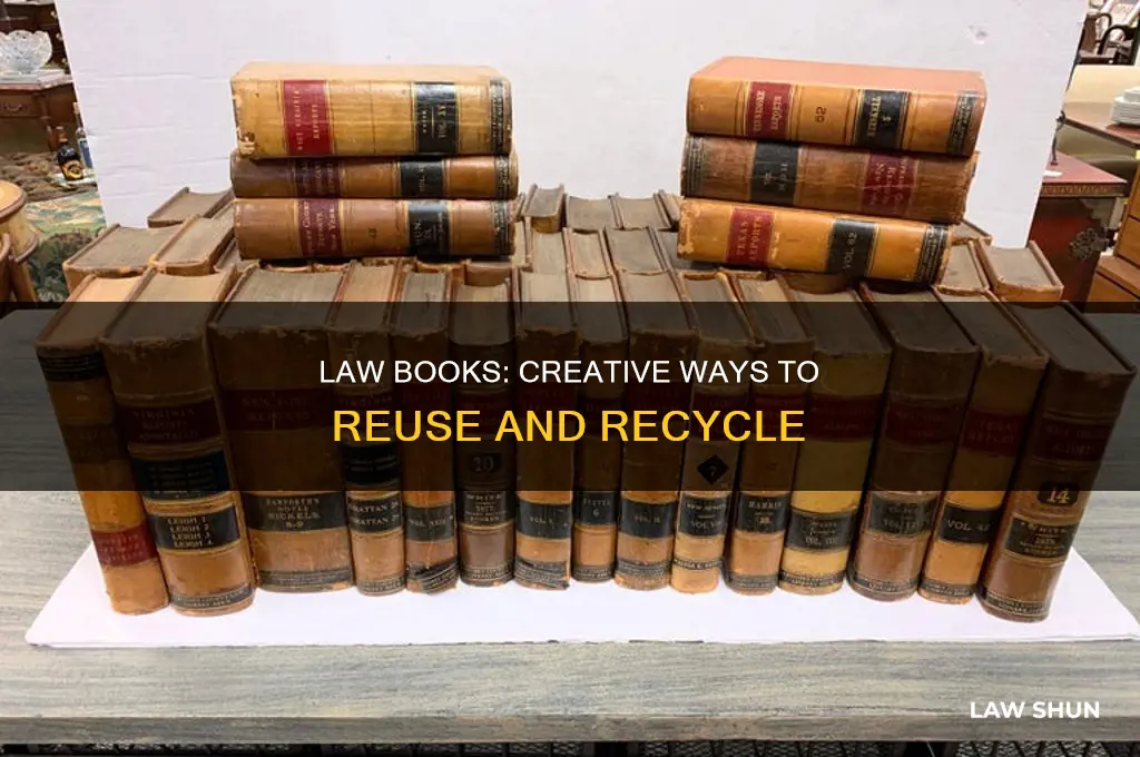 what to do with old law books uk