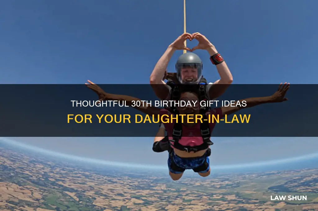 what to give daughter in law for 30 bday