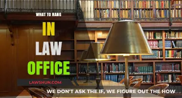 Elegant and Professional: Ideal Wall Decor for Your Law Office