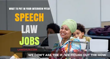 Crafting a Winning Interview Pitch for Law Jobs: Essential Tips