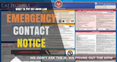 Essential Details for Your Labor Law Emergency Contact Notice
