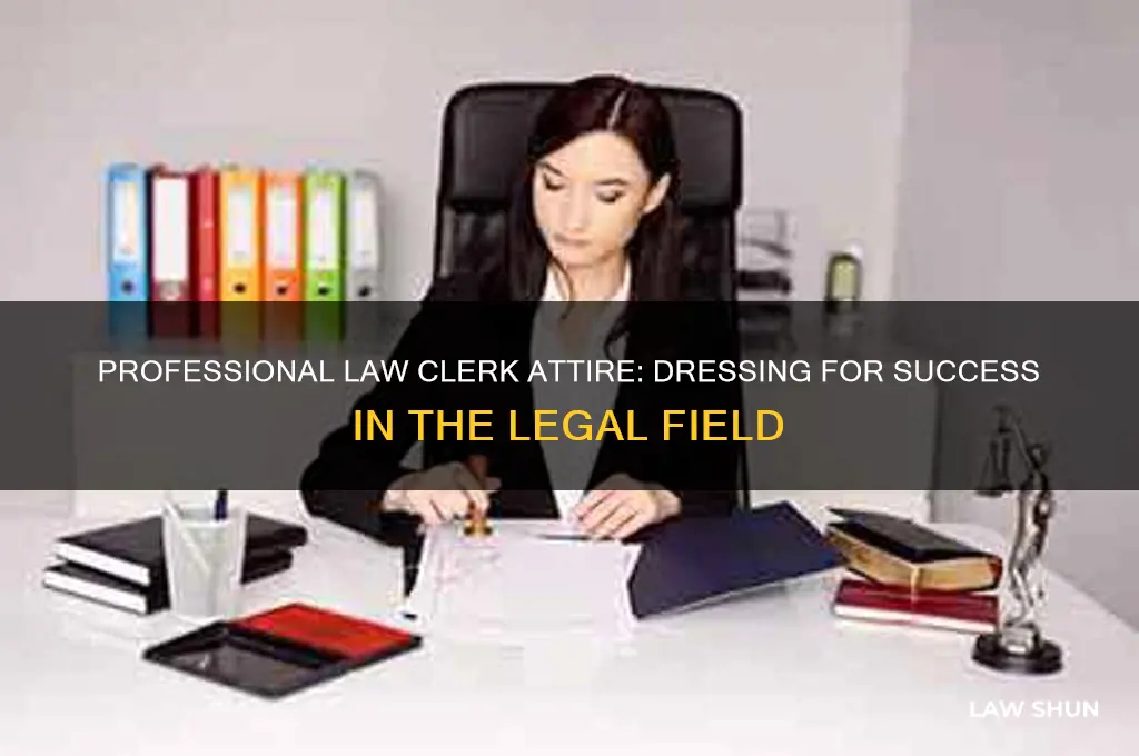 what to wear as a law clerk