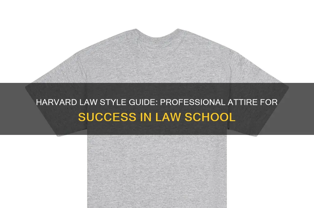 what to wear harvard law